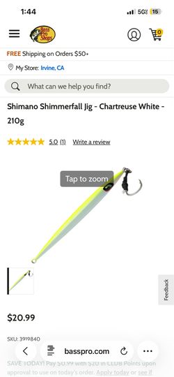 Shimano shimmerfall fishing jig