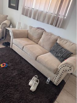 Couch and over sized chair