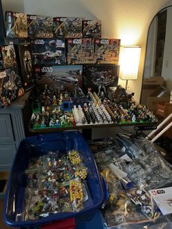 LEGO Star Wars Mega Lot: Massive Minifigure Collection, Bulk Parts & Original Boxes