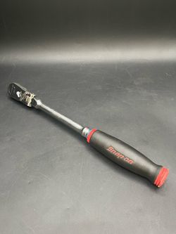 Snap-On FHLX80B 3/8in. Dual 80 Soft Grip Long Handle Locking Flex-Head Ratchet *6887