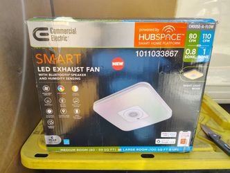 Smart Exhaust Fan LED Light Night Light Humidity Sensor Motion Sensor Dimmable Bluetooth Speaker 