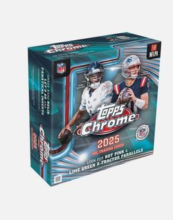 2025 Topps Chrome Football Mega box