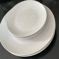 Ceramic Dinner & Salad Plates 