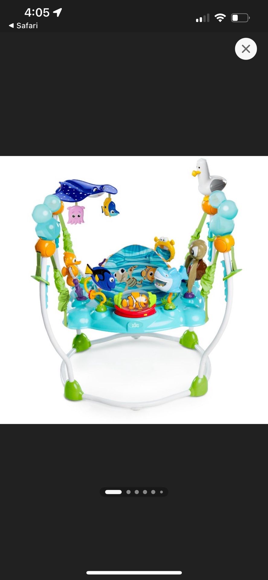 Disney Baby Finding Nemo Sea of Activities Jumper