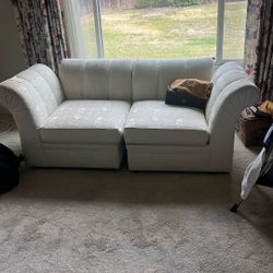 White Bedroom Couch