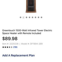 New Tower Heater