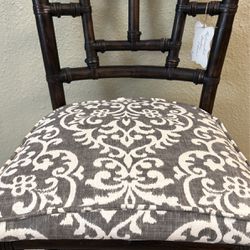 Amazing Bamboo Chair/ Custom Upholstered
