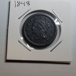 1848 Large Cent 