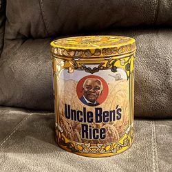 Vintage Uncle Ben's Rice 40th Anniversary Limited Edition Tin Canister 1983