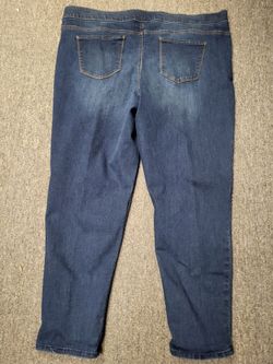 Women size 20 pants Croft & Barrow pull-on jeans Lot E