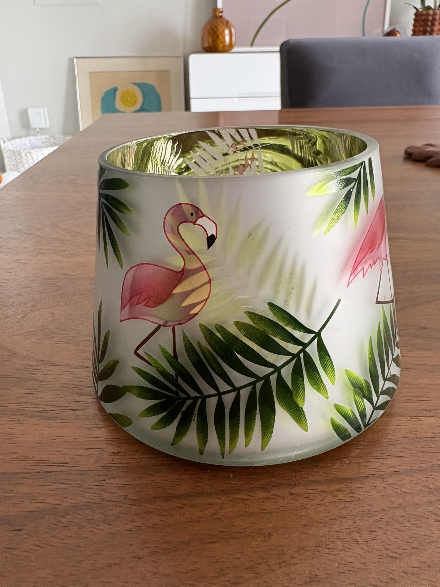 Flamingos Candle Holder 