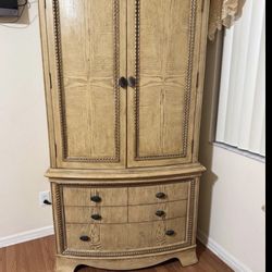 Wooden Dresser/ Armoire