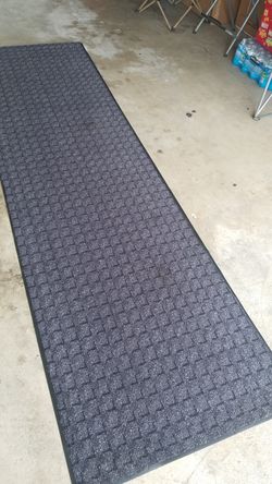 Gray floor mat