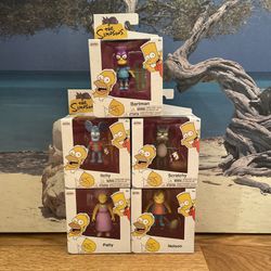 The Simpsons Jakks pacific 2.5” Action Figures Set