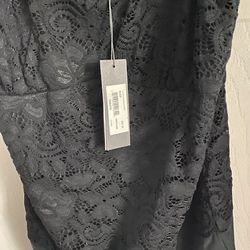 Women Lace Print Body Suit Size O X