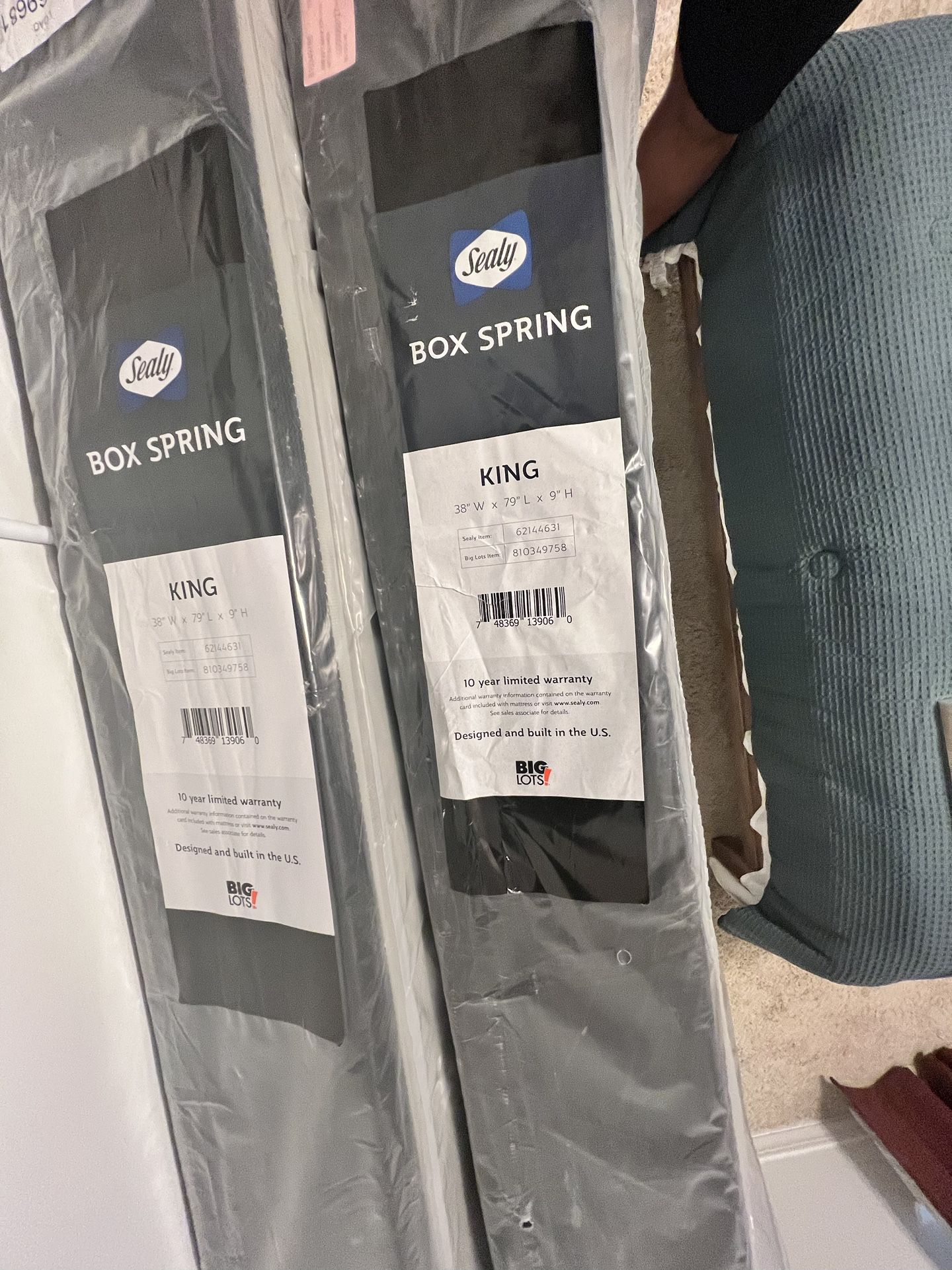 King Size Box Spring For Mattress - Bedroom 