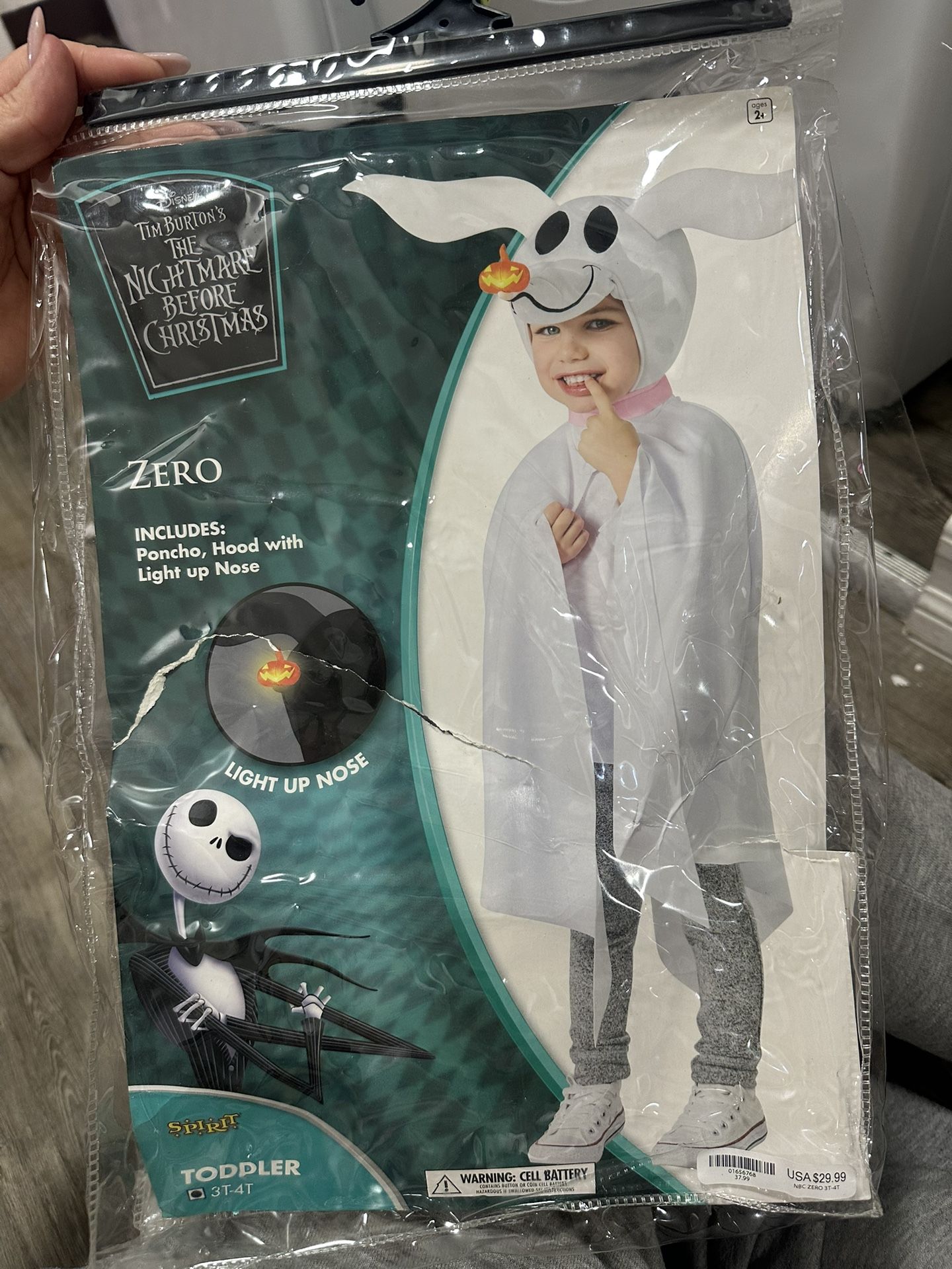 3-4T Hallowed Costume