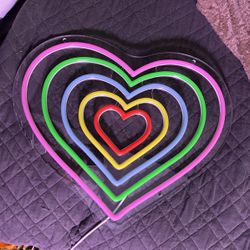 Big Heart Neon Sign 