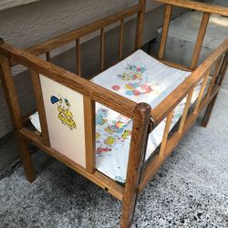 1950 baby hot sale crib for sale