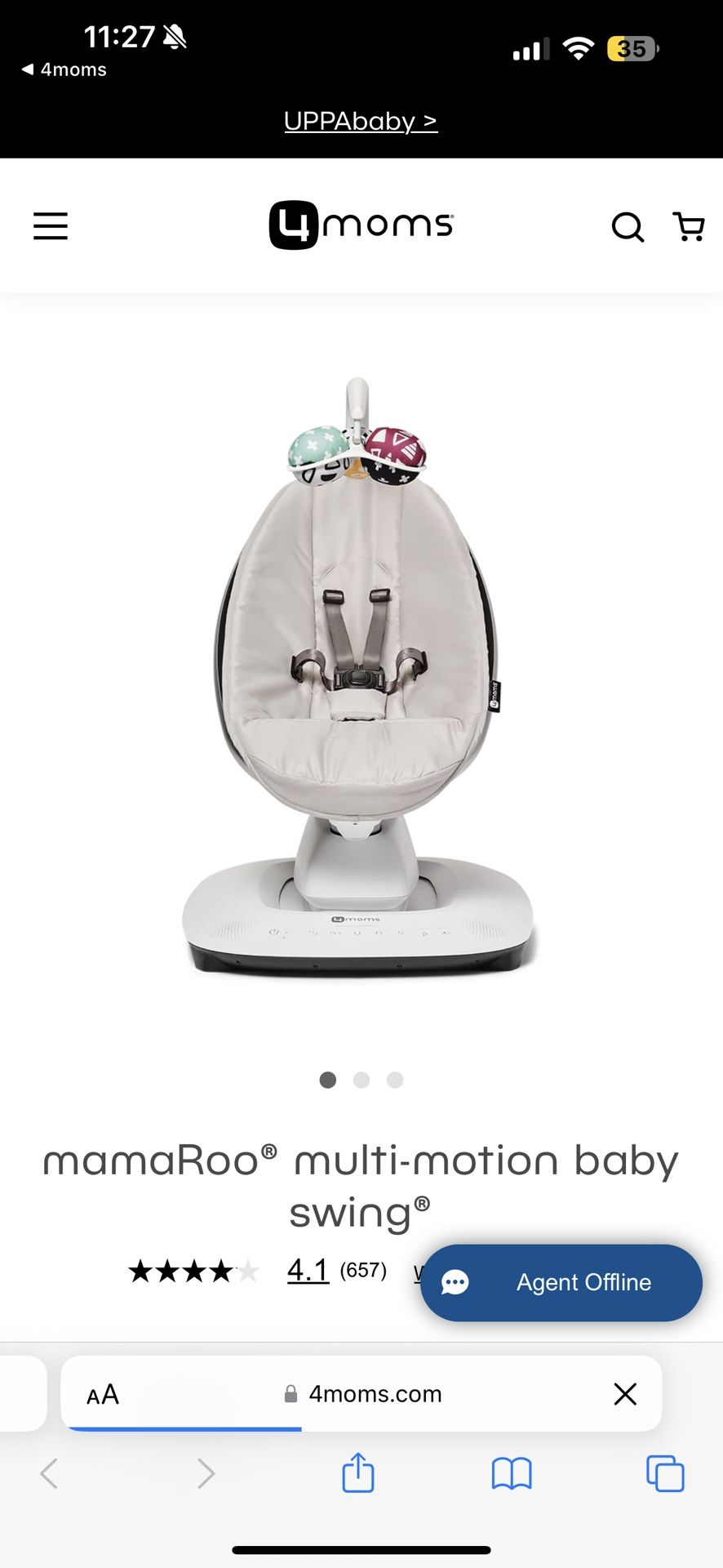 Mamaroo Multi-motion Baby Swing