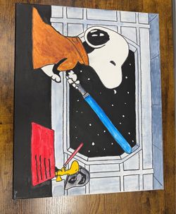 Stretched Canvas on Wooden Frame
