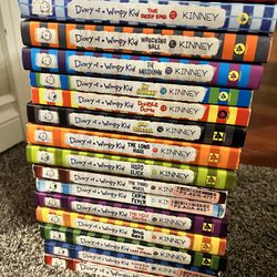 Diary Of A Wimpy Kid Books 1-15 & Rowley Jeffersons Journal