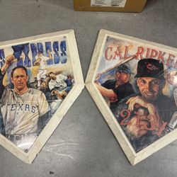 Cal Ripken Jr. And Nolan Ryan Home Plates