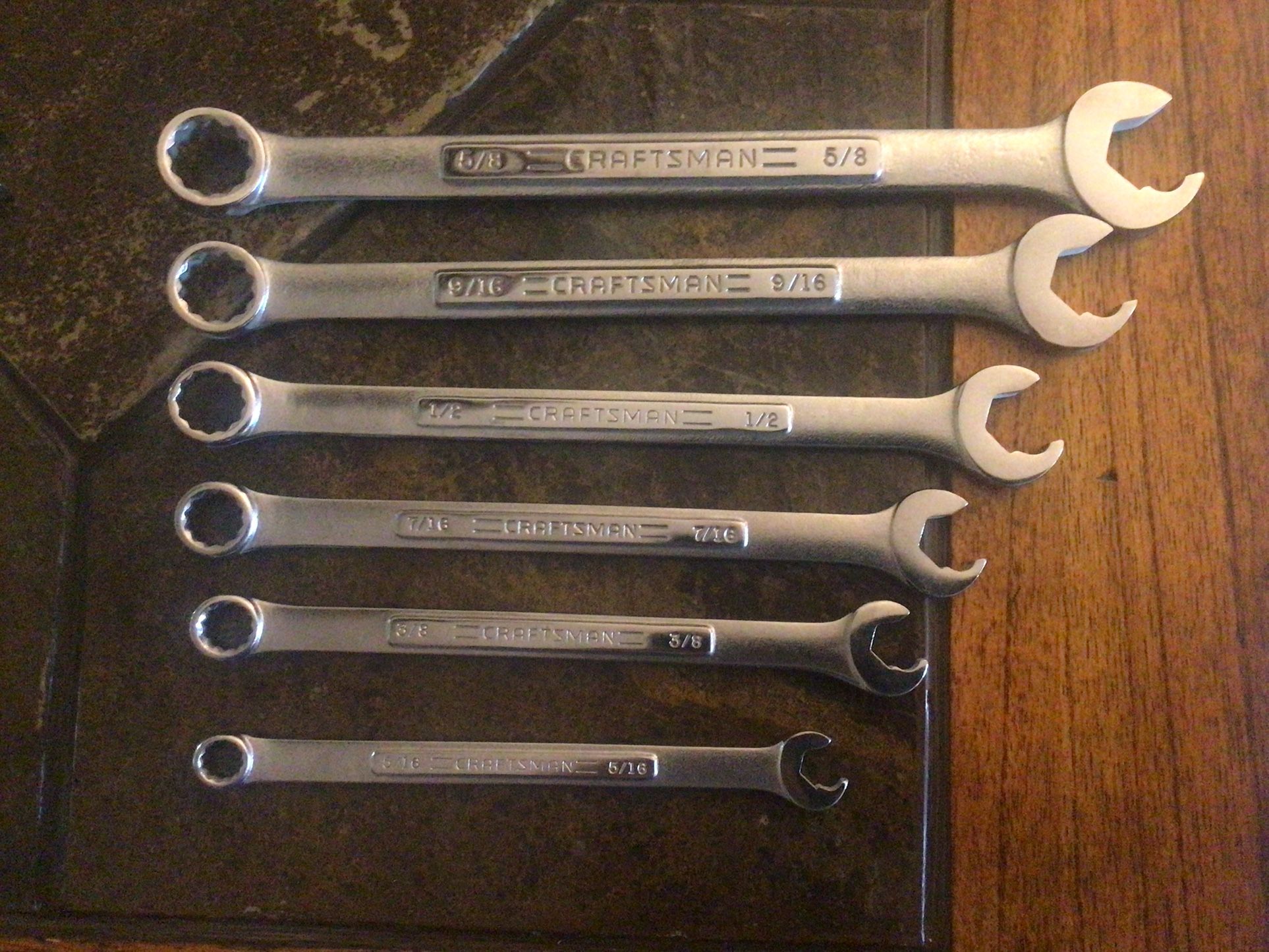 Craftsman 6 Pc Quick Speed Combination Wrenches (Set 5/16” - 5/8”)