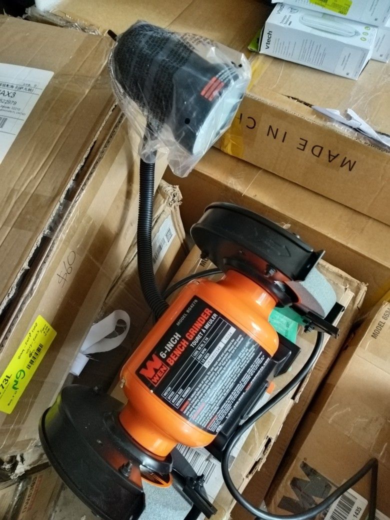 WEN Single Speed Bench Grinder
