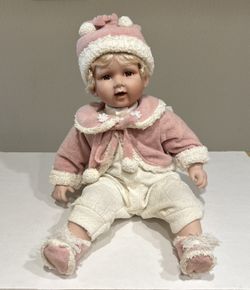 Porcelain Baby Doll 22” Cathay Collectible