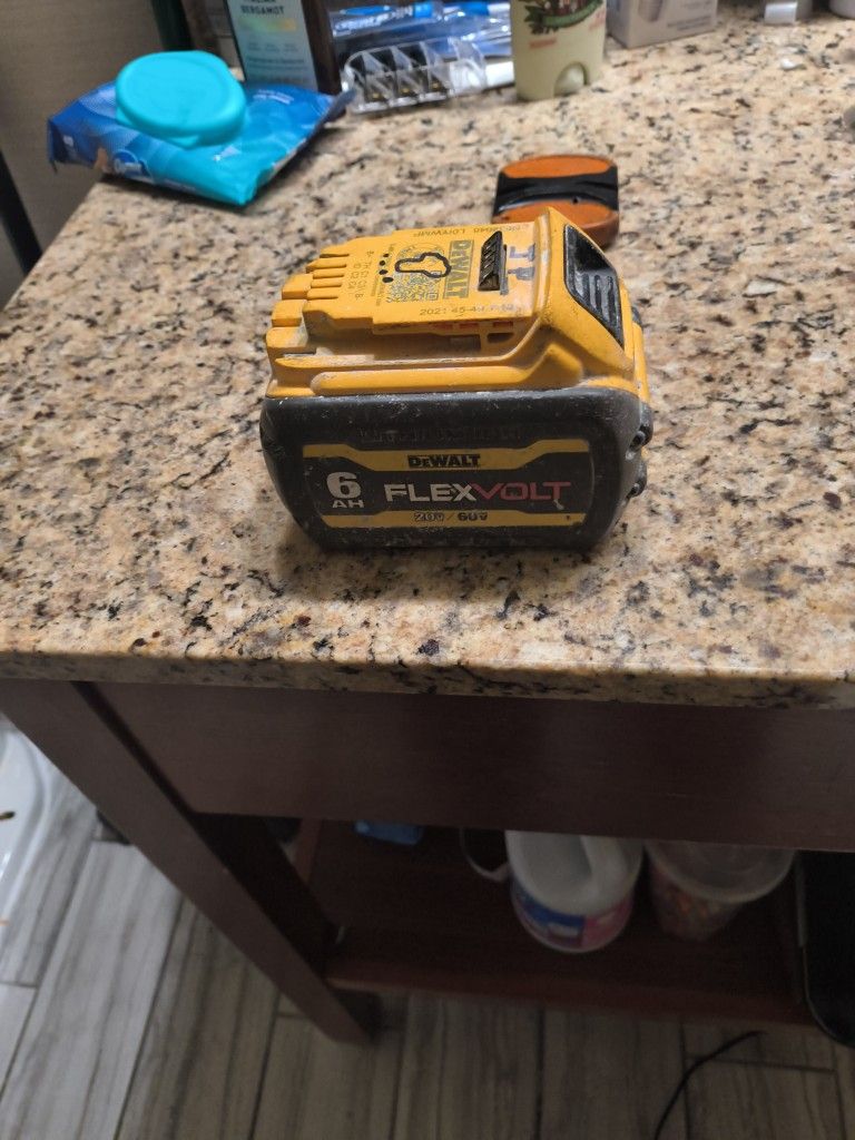 6 Ah Flex Volt DeWalt Battery