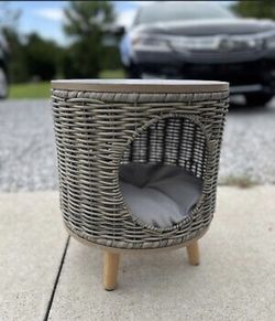 Whisker City 16in Grey Cat Lounger