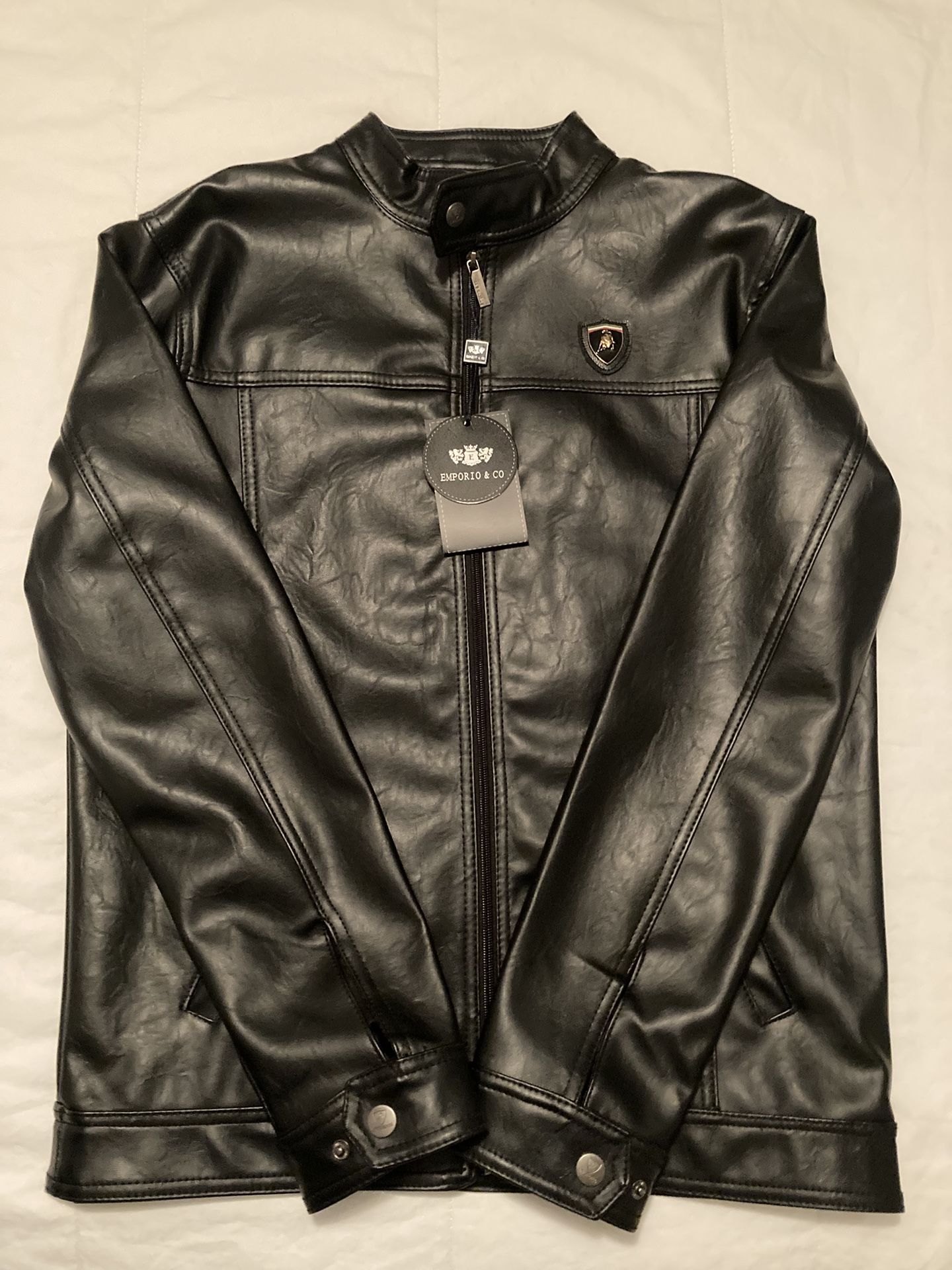 Faux Leather Jacket (large)