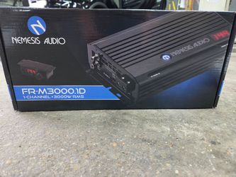Nemesis Audio FR M3000.1D Digital Monoblock Car Amplifier Volt meter built on
