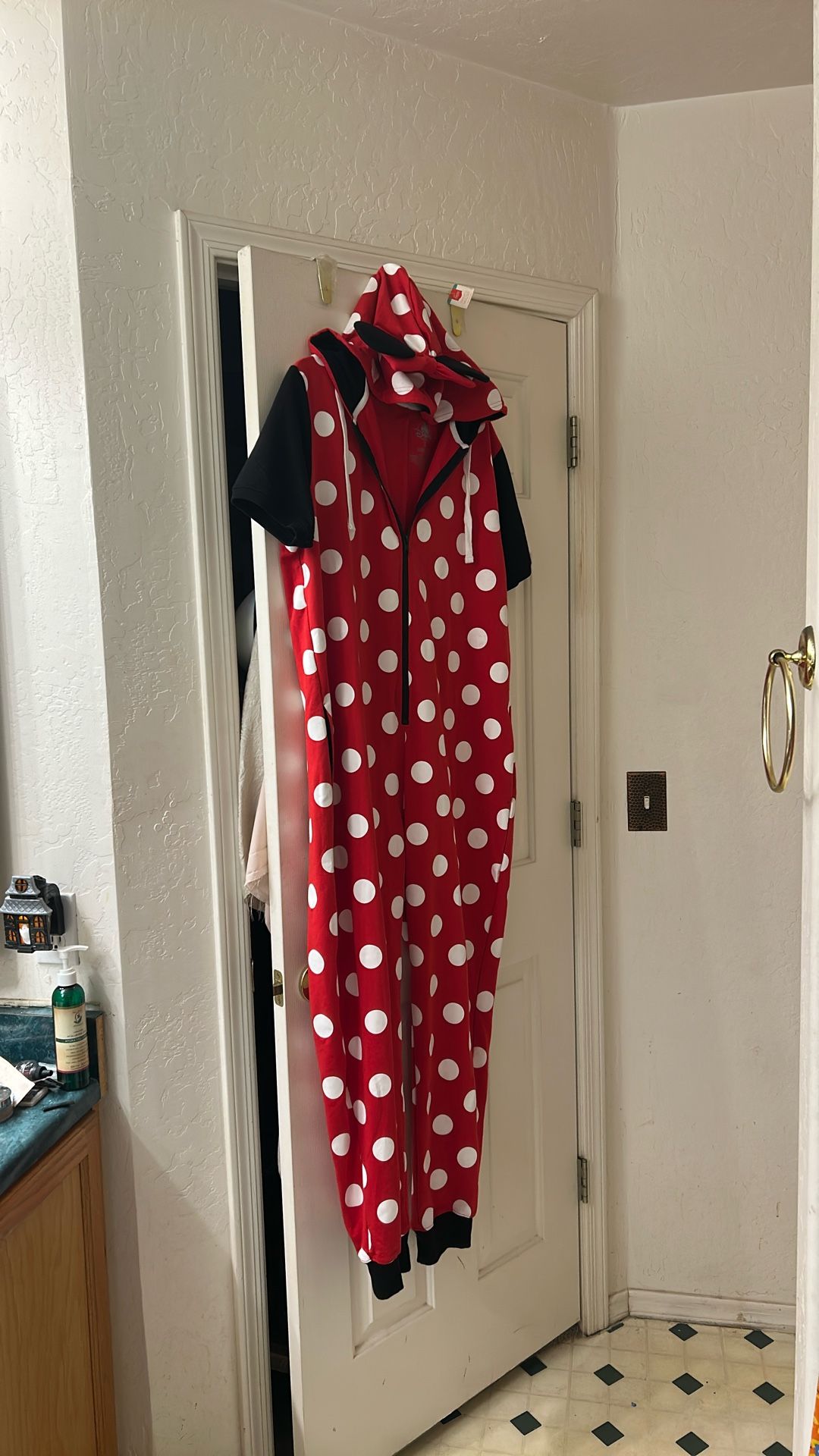 Adult Minnie, mouse romper extra large