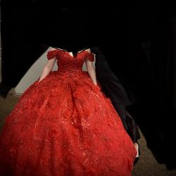 Red Quinceañera Dress