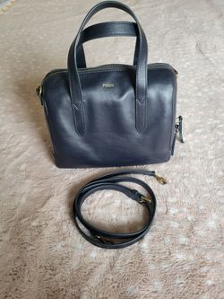 Fossil Sydney Satchel (Crossbody) - Navy Blue