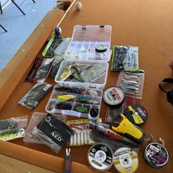 Fishing Backpack And Gear 