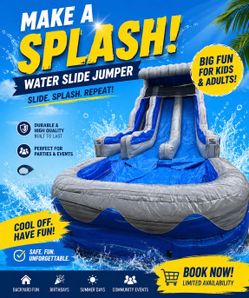 18 ft water slide