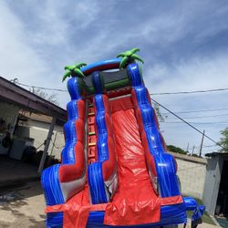 Brand New 20Ft Red Marble Slides For Your Pool
