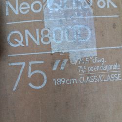 SAMSUNG 75"INCH NEO QLED 8K Q800D