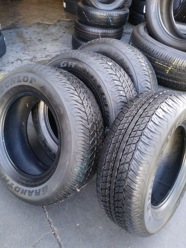 P265/65 /17 DUNLOP AT20 Grandtrek $300.00 CASH