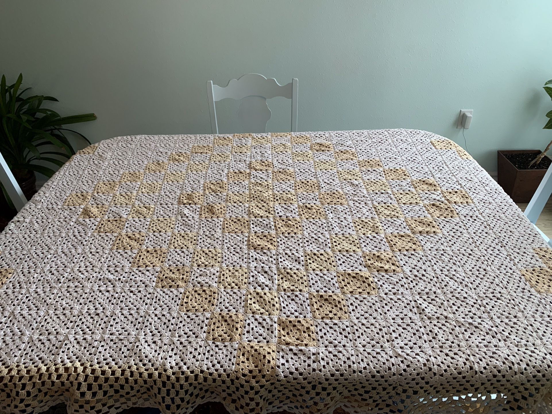 Vintage Crochet Bedspread