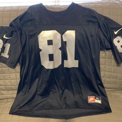 Vintage Tim Brown Raiders Jersey XL