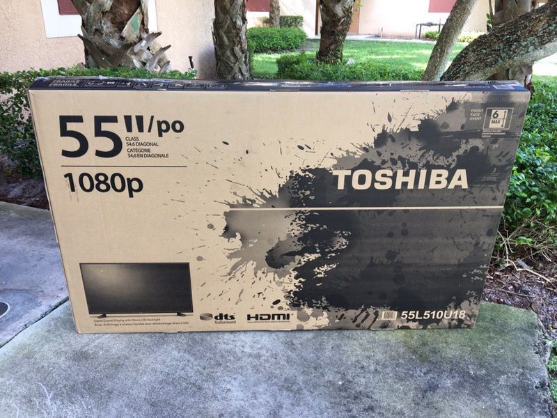 Toshiba - 55" Class (54.6" Diag.) - LED - 1080p - HDTV - 55L510U18