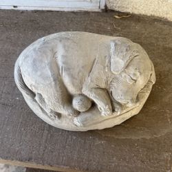 Sleeping Dog Statue