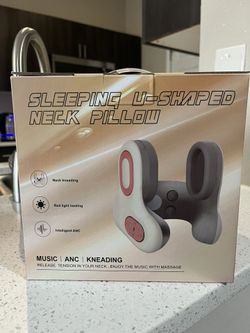 UBLIVES U-Shaped Neck Pillow with Massage & Music - New in Box