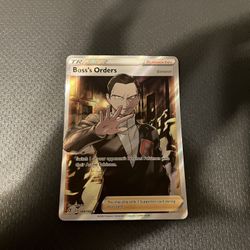 Pokémon Card Giovanni Sword And Shield Full Art