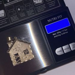 Gold Trap House Pendant 