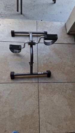 Portable fitness under desk bike